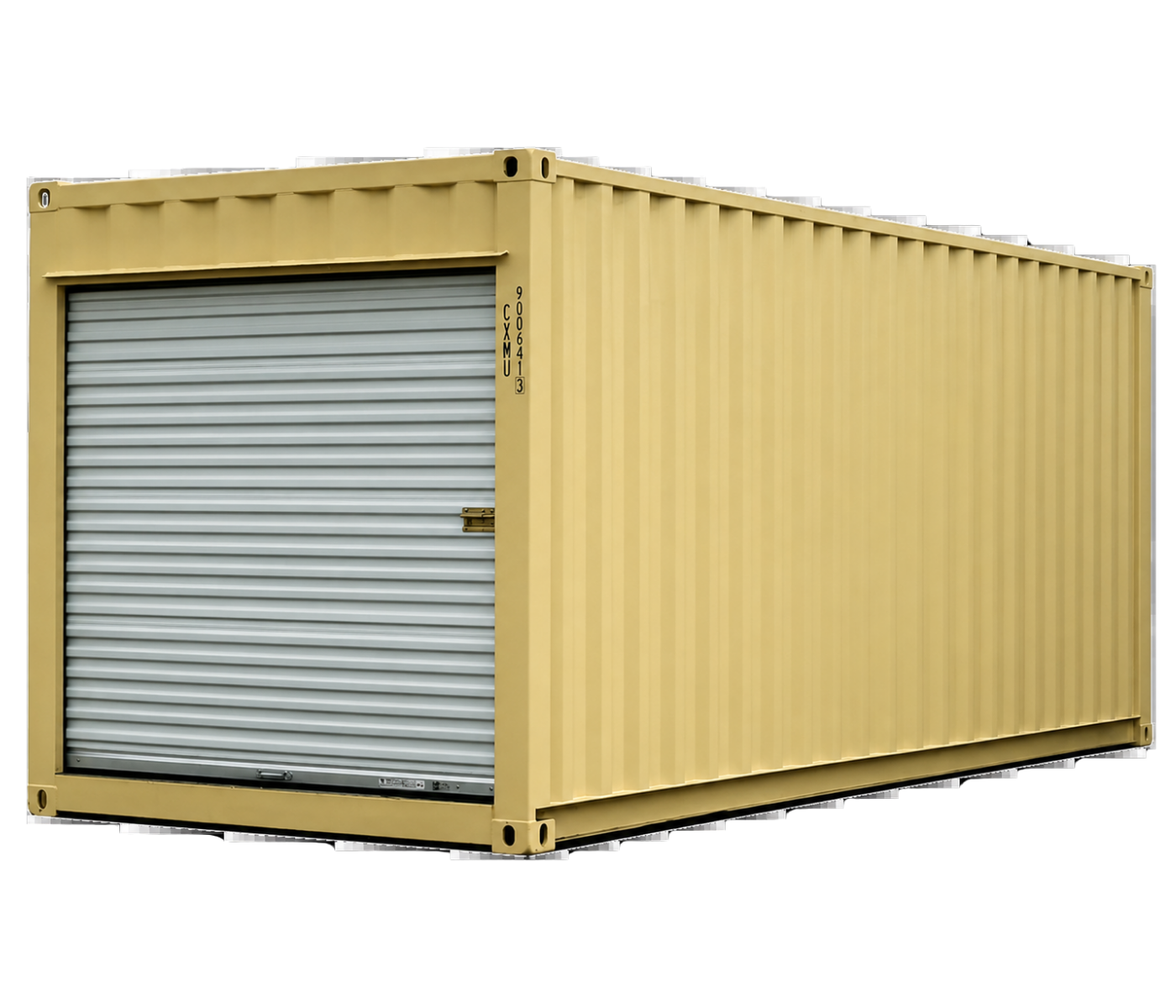 24ft Refurbished Storage Container with Roll-Up Door
