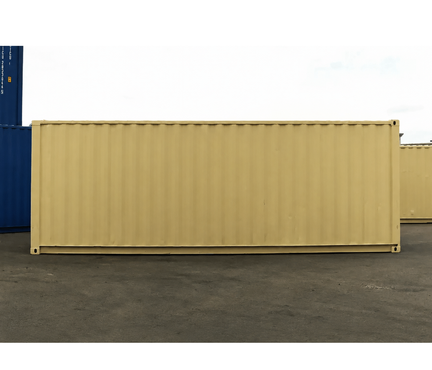 24ft Refurbished Storage Container with Roll-Up Door - Image 3