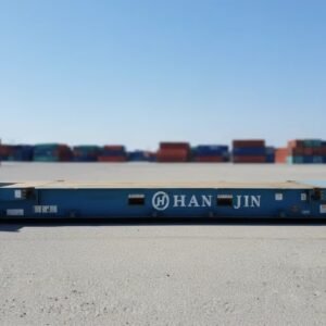 40ft Used Certified Flat Rack Shipping Container