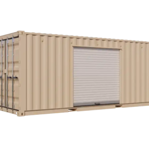 20ft New Storage Container w/ One 7ft Roll-up Door on Right Side