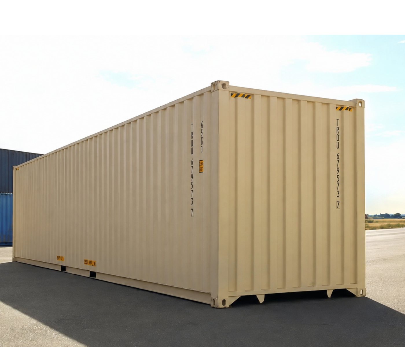 40ft New High Cube Shipping Container With Cargo door - Image 2