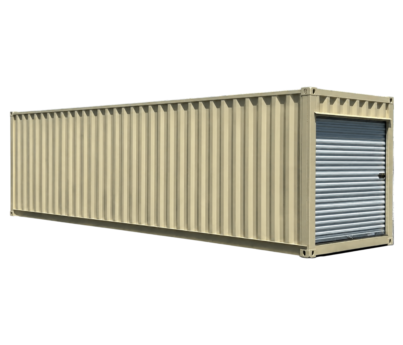 30ft Refurbished Storage Container with Roll-Up Door