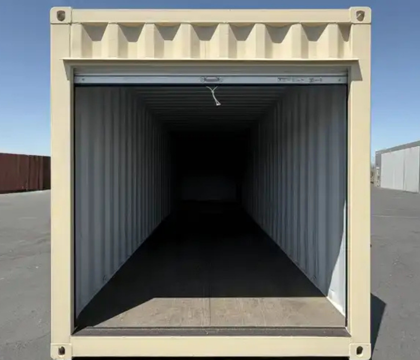 30ft Refurbished High Cube Container w/ Roll-Up Door - Image 2